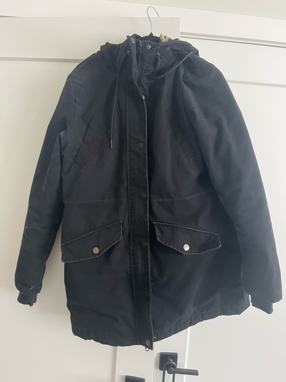 twik Black Women's Hooded Field Jacket